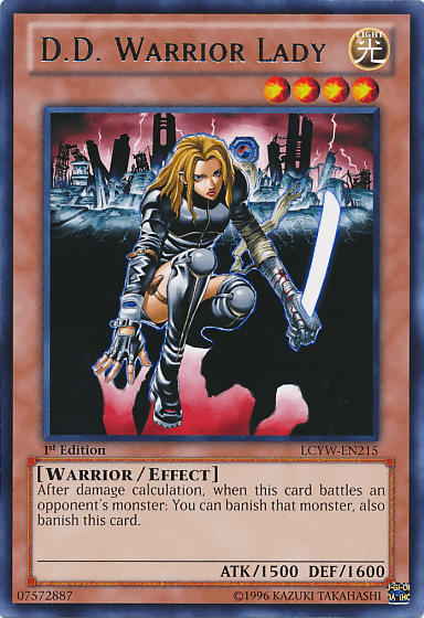 D.D. Warrior Lady [LCYW-EN215] Rare - Josh's Cards
