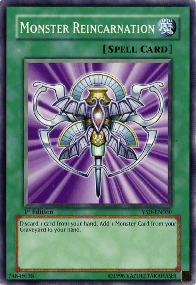 Monster Reincarnation [YSD-EN030] Common - Josh's Cards
