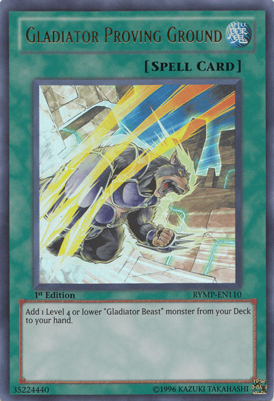 Gladiator Proving Ground [RYMP-EN110] Ultra Rare - Josh's Cards