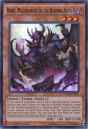 Rubic, Malebranche of the Burning Abyss [NECH-EN082] Ultra Rare - Josh's Cards