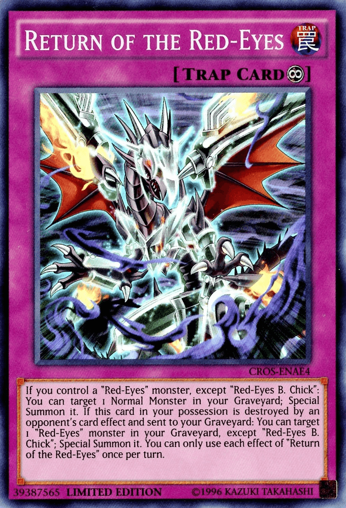 Return of the Red-Eyes [CROS-ENAE4] Super Rare - Josh's Cards