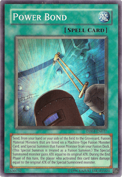 Power Bond [DR04-EN037] Super Rare - Josh's Cards