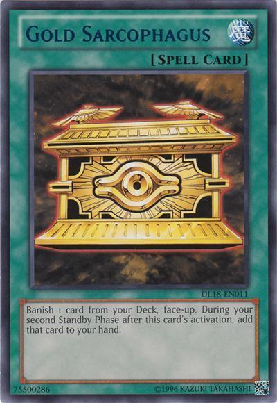 Gold Sarcophagus (Purple) [DL18-EN011] Rare - Josh's Cards