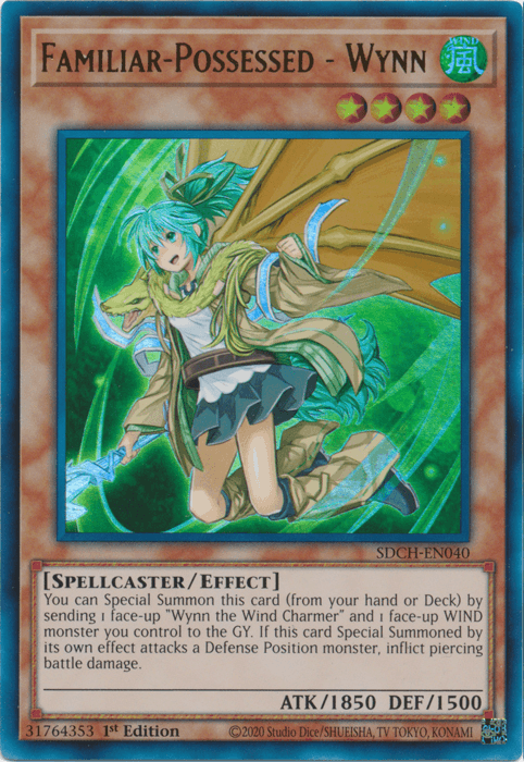 Familiar-Possessed - Wynn (Alternate Art) [SDCH-EN040] Ultra Rare - Josh's Cards