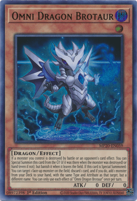 Omni Dragon Brotaur [MP20-EN059] Ultra Rare - Josh's Cards