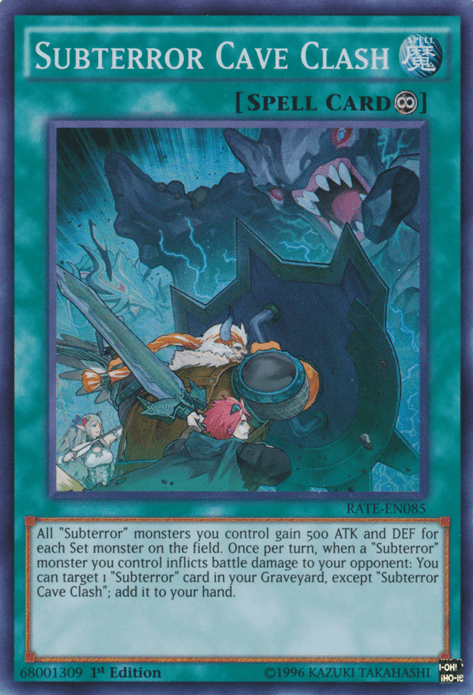 Subterror Cave Clash [RATE-EN085] Super Rare - Josh's Cards