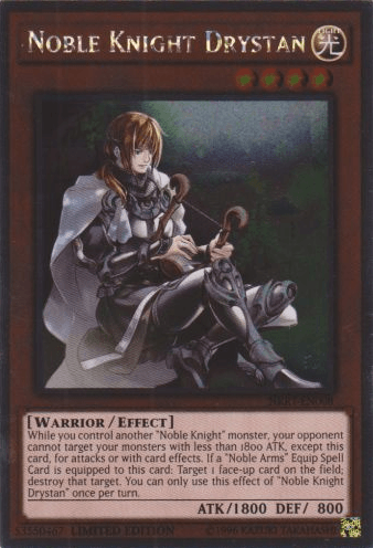 Noble Knight Drystan [NKRT-EN008] Platinum Rare - Josh's Cards