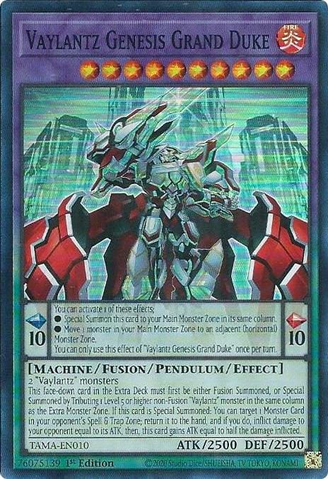 Vaylantz Genesis Grand Duke [TAMA-EN010] Super Rare - Josh's Cards