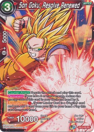 Son Goku, Resolve Renewed (EX13-03) [Special Anniversary Set 2020] Parallel Foil