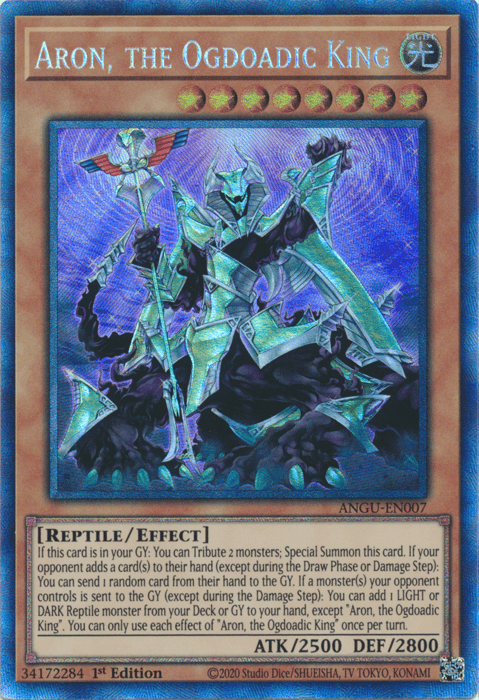Aron, the Ogdoadic King (Collector's Rare) [ANGU-EN007] Collector's Rare - Josh's Cards