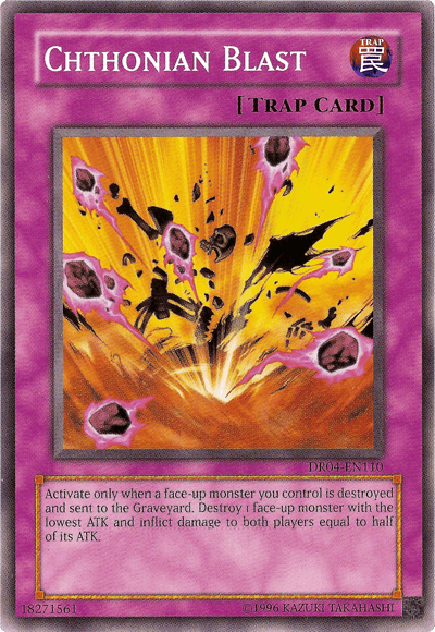 Chthonian Blast [DR04-EN110] Common - Josh's Cards
