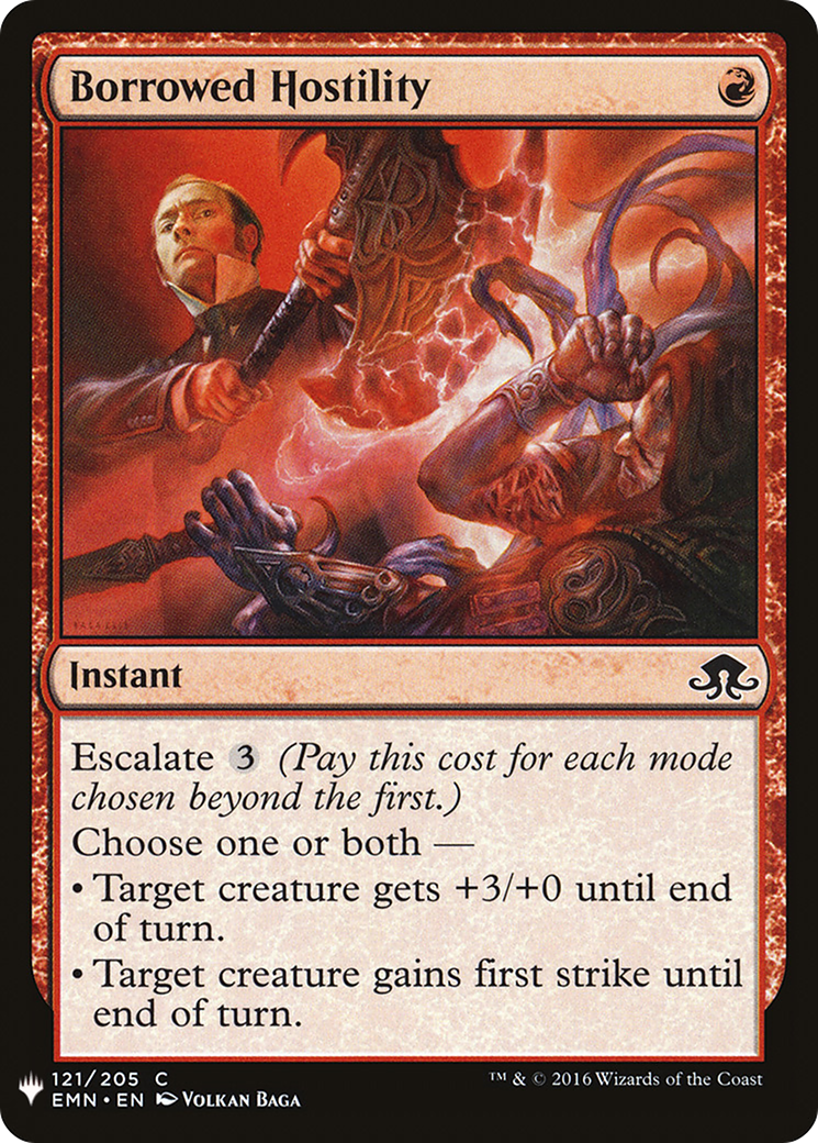 Borrowed Hostility (LIST-EMN-121) - The List