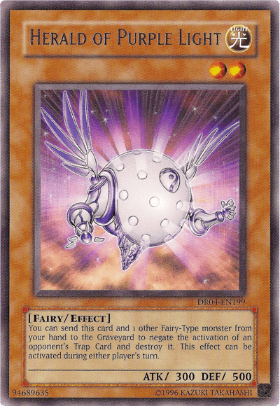 Herald of Purple Light [DR04-EN199] Rare - Josh's Cards