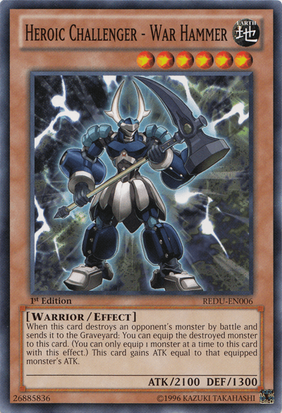 Heroic Challenger - War Hammer [REDU-EN006] Common - Josh's Cards