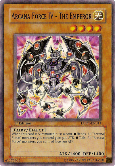 Arcana Force IV - The Emperor (LODT-EN011) - Light of Destruction Unlimited