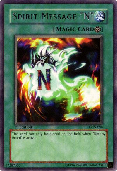 Spirit Message "N" [LON-090] Rare - Josh's Cards