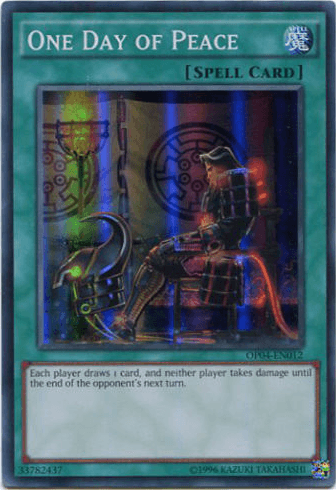 One Day of Peace [OP04-EN012] Super Rare - Josh's Cards