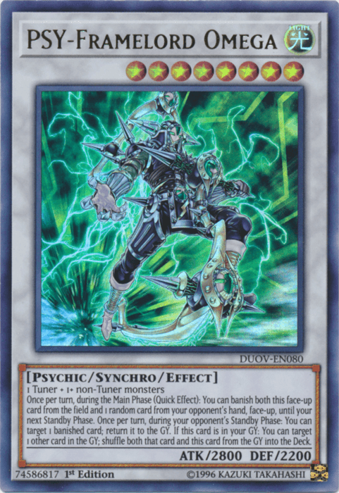 PSY-Framelord Omega [DUOV-EN080] Ultra Rare - Josh's Cards