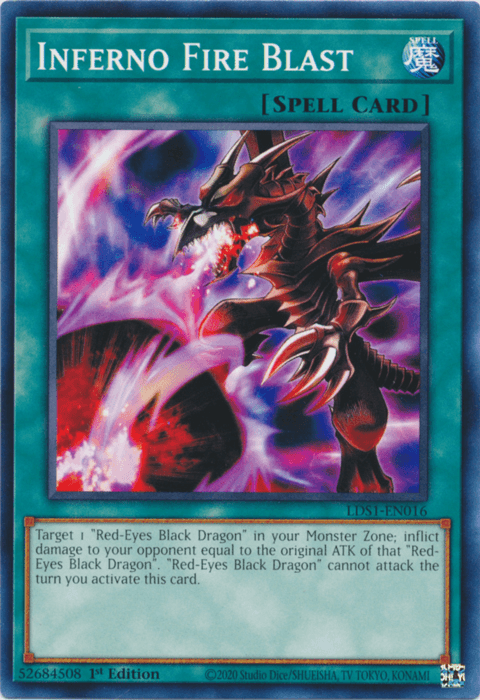 Inferno Fire Blast [LDS1-EN016] Common - Josh's Cards