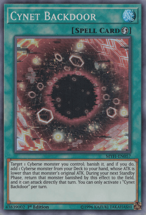 Cynet Backdoor [MYFI-EN057] Super Rare - Josh's Cards