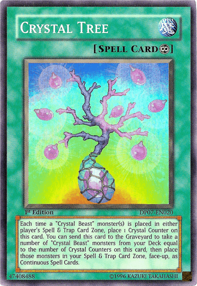 Crystal Tree [DP07-EN020] Super Rare - Josh's Cards
