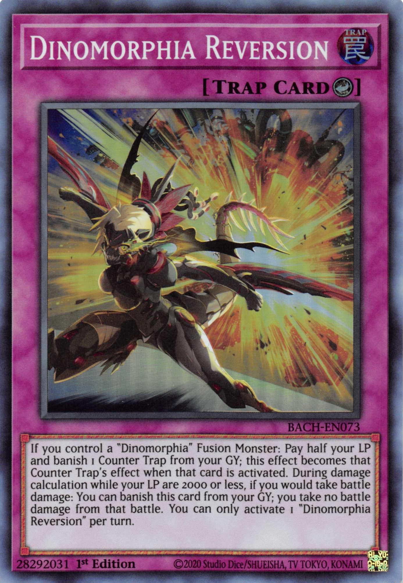 Dinomorphia Reversion [BACH-EN073] Super Rare - Josh's Cards