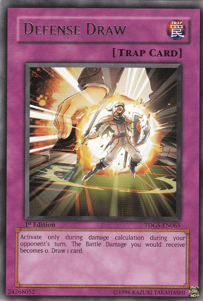 Defense Draw [TDGS-EN065] Rare - Josh's Cards