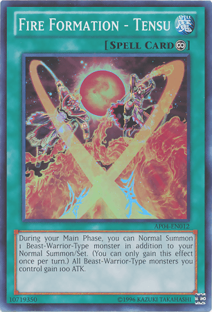 Fire Formation - Tensu [AP04-EN012] Super Rare - Josh's Cards