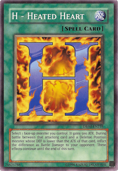 H - Heated Heart [DR04-EN218] Common - Josh's Cards
