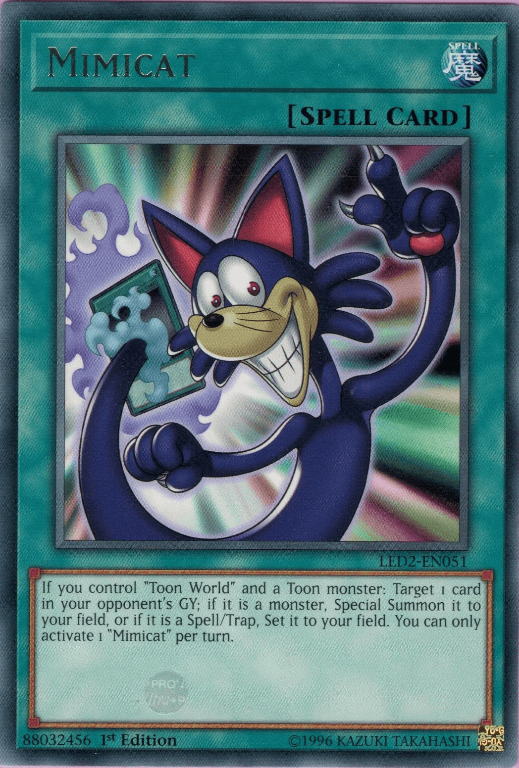 Mimicat [LED2-EN051] Rare - Josh's Cards