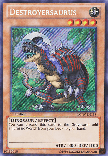 Destroyersaurus [LCJW-EN158] Secret Rare - Josh's Cards