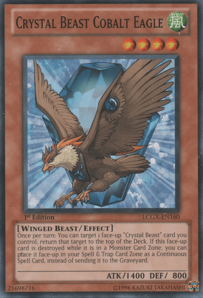 Crystal Beast Cobalt Eagle [LCGX-EN160] Common - Josh's Cards