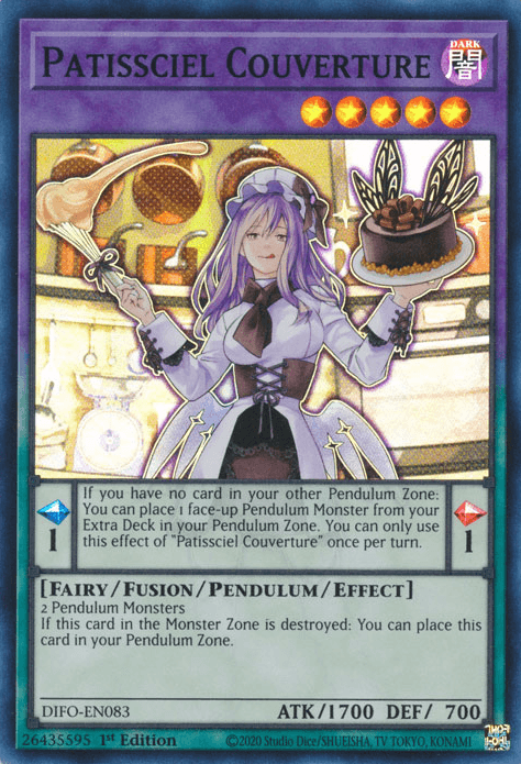Patissciel Couverture [DIFO-EN083] Super Rare - Josh's Cards