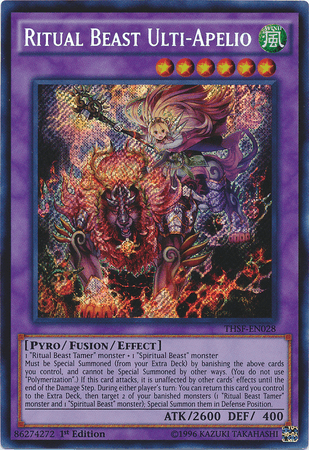 Ritual Beast Ulti-Apelio [THSF-EN028] Secret Rare - Josh's Cards
