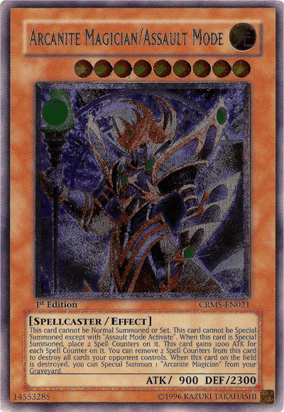 Arcanite Magician/Assault Mode [CRMS-EN021] Ultimate Rare - Josh's Cards