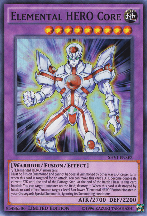 Elemental Hero Core [SHVI-ENSE2] Super Rare - Josh's Cards