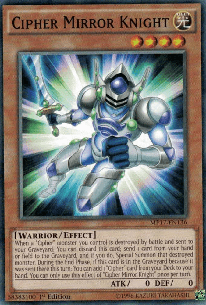 Cipher Mirror Knight [MP17-EN136] Common - Josh's Cards