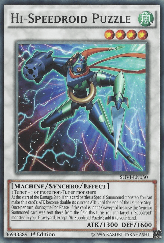 Hi-Speedroid Puzzle [SHVI-EN050] Rare - Josh's Cards