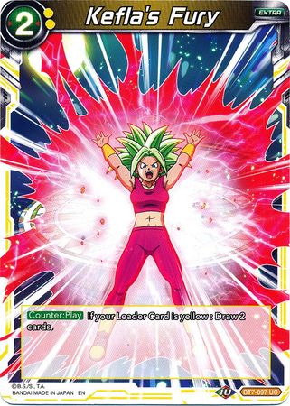 Kefla's Fury (BT7-097) [Assault of the Saiyans] Parallel Foil