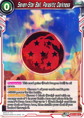 Seven-Star Ball, Parasitic Darkness (BT11-027) [Vermilion Bloodline] Parallel Foil