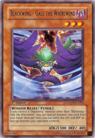 Blackwing - Gale the Whirlwind [CRMS-EN008] Rare - Josh's Cards