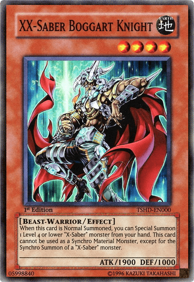 XX-Saber Boggart Knight [TSHD-EN000] Super Rare - Josh's Cards