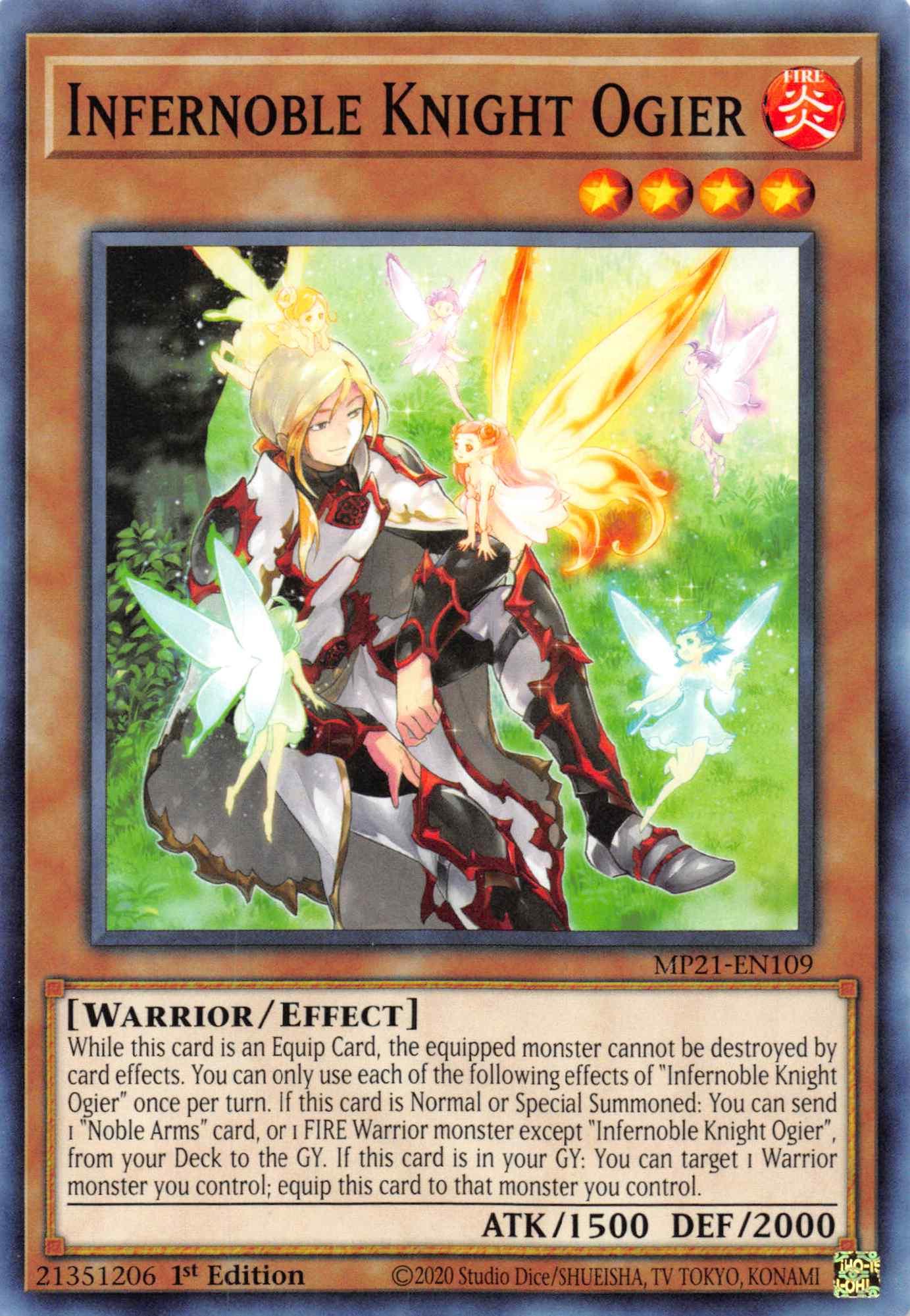 Infernoble Knight Ogier [MP21-EN109] Common - Josh's Cards