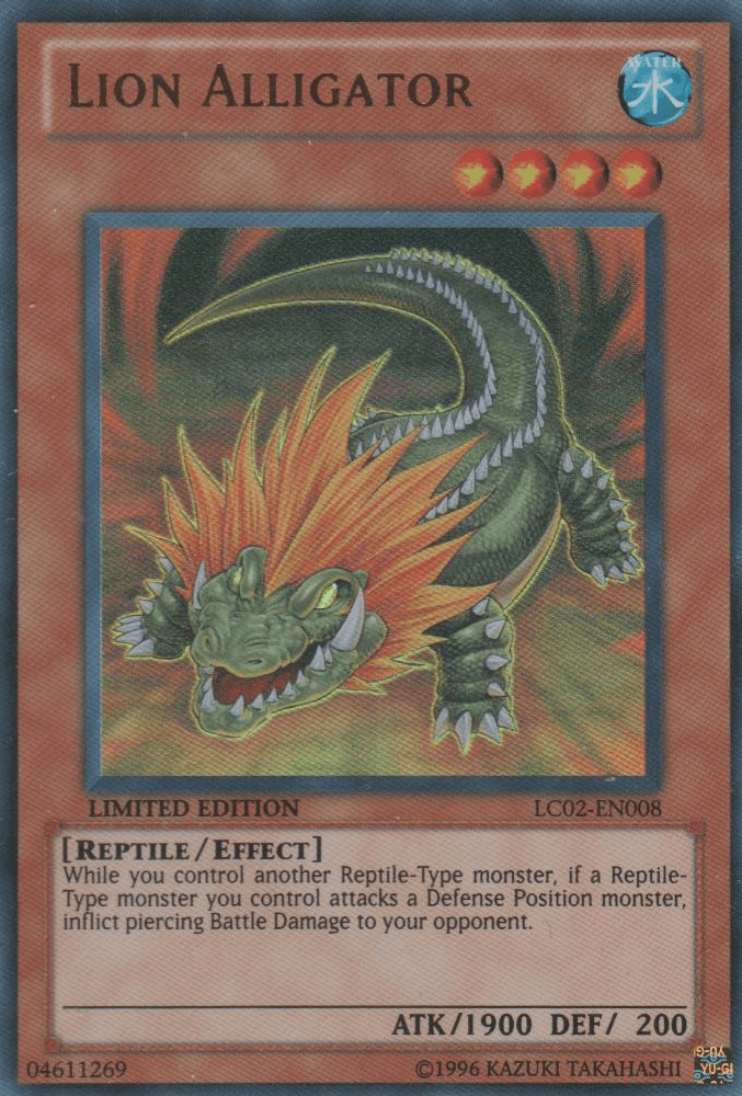 Lion Alligator [LC02-EN008] Ultra Rare - Josh's Cards