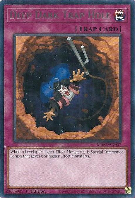 Deep Dark Trap Hole [MAZE-EN067] Rare - Josh's Cards