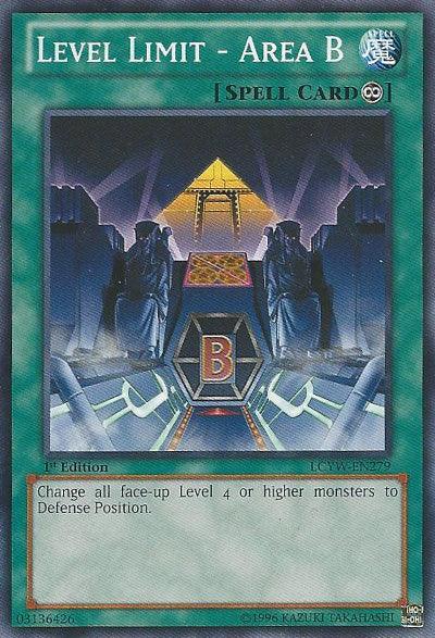 Level Limit - Area B [LCYW-EN279] Common - Josh's Cards