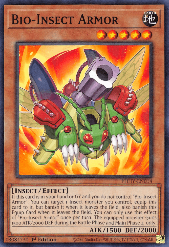 Bio-Insect Armor [PHHY-EN014] Common - Josh's Cards
