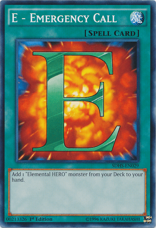 E - Emergency Call [SDHS-EN029] Common - Josh's Cards