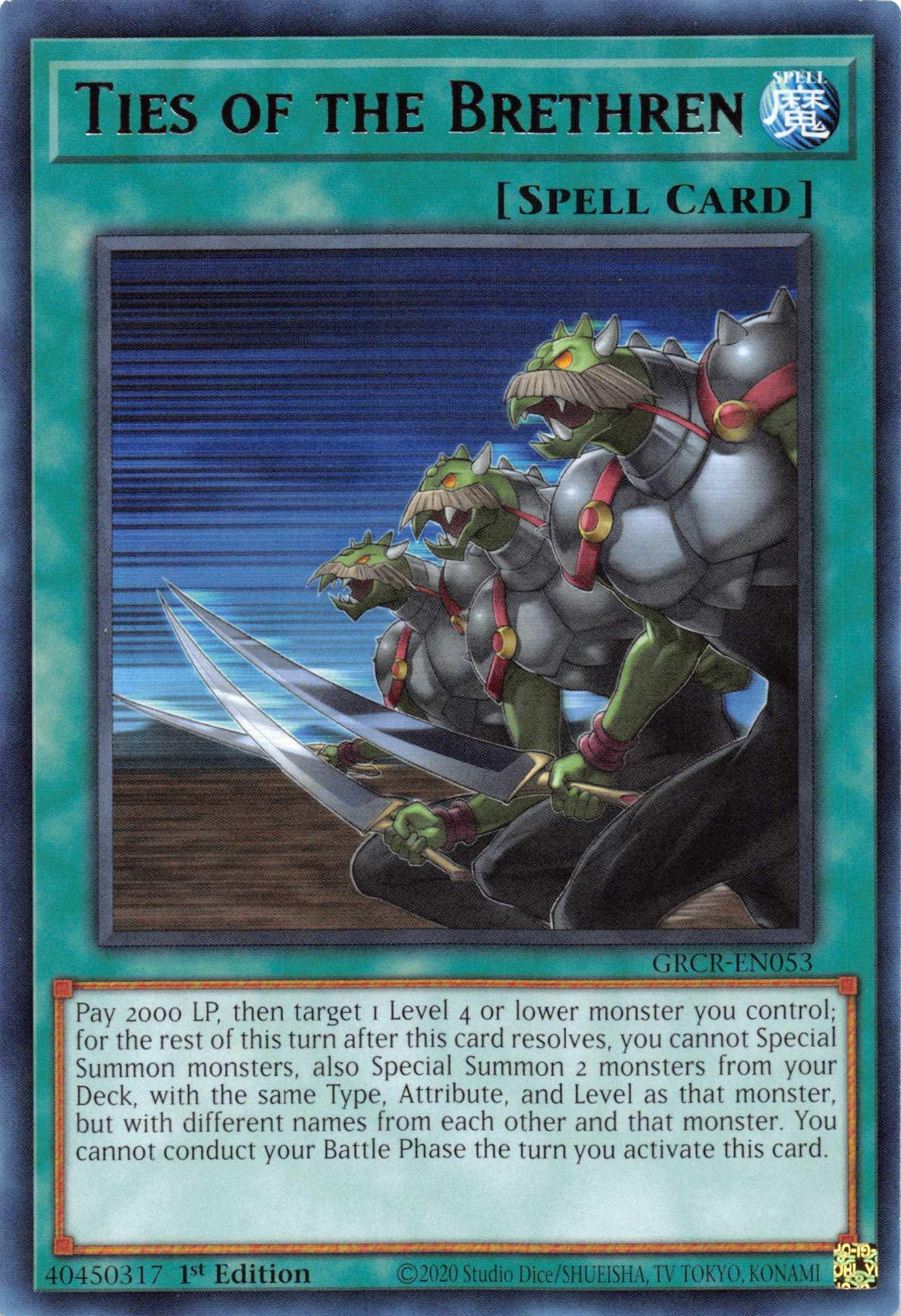Ties of the Brethren [GRCR-EN053] Rare - Josh's Cards