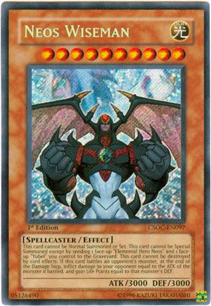 Neos Wiseman [CSOC-EN097] Secret Rare - Josh's Cards